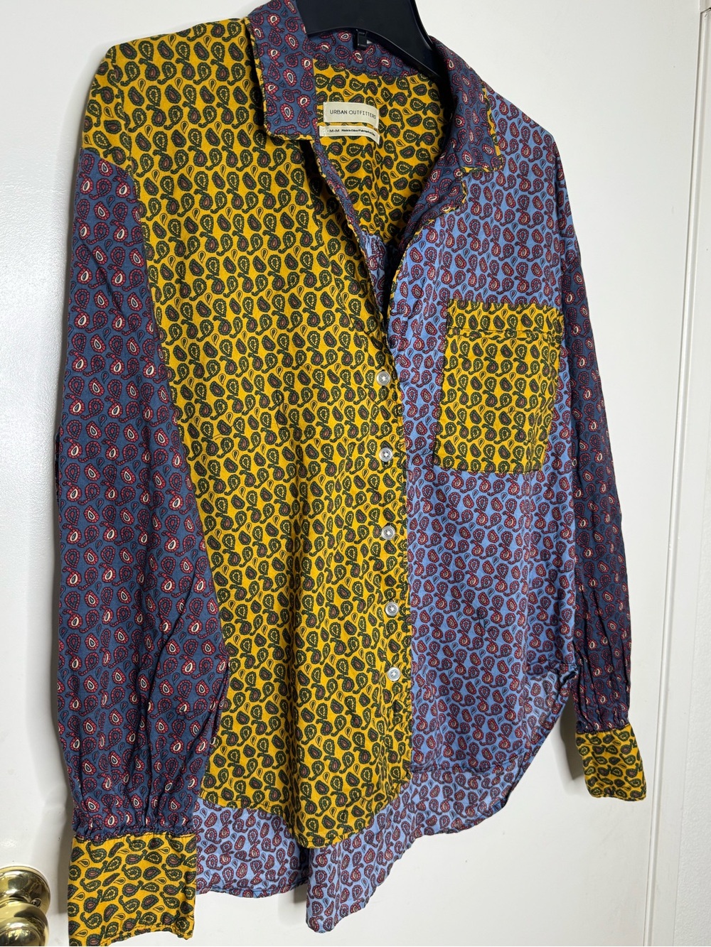 Urban Outfitters Penny PJ Mix Print Shirt - Picture 3 of 11